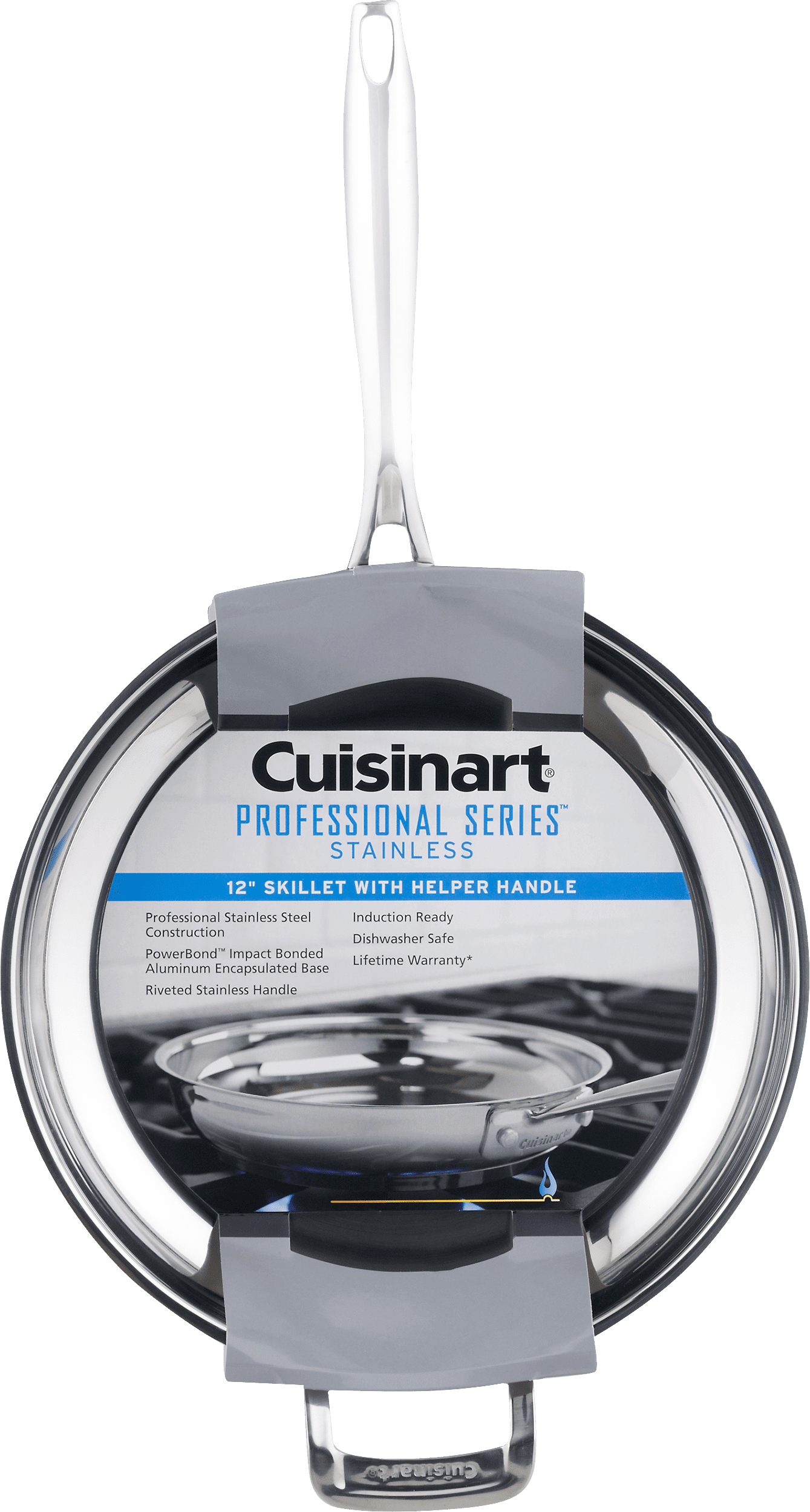 Cuisinart® Matte Black Collection 12-in. Skillet with Helper Handle