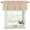 Biscotti Beige, variant on 2 Pack Valances for Window, Yellow Solid Color Short Curtains for Kitchen Bedroom Living Room, Aesthetics Contemporary Luxury Rod Pocket Small Window Treatment Valance Drapes 42 x 12 Inch