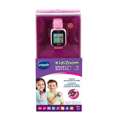 VTech Kidizoom Connect DX2 Rose Montre connectée enfant – Le
