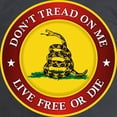 thumbnail image 3 of CafePress - Dtom Gadsden Flag (Logo) Long Sleeve Dark T Shirt - Long Sleeve Dark T-Shirt, 3 of 5
