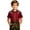 00-Brick Red556, variant on Lullu Boys Western Cowboy Shirt Kids Short Sleeve Button Down Shirt, Sizes 3-14