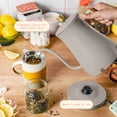 thumbnail image 6 of Beautiful 1-Liter Electric Gooseneck Kettle 1200 W, Porcini Taupe by Drew Barrymore, 6 of 10