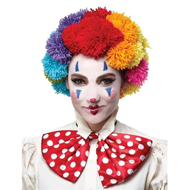 Morris Costumes MR179558 Pom Clown Arc-en-Ciel Perruque Costume