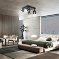 thumbnail image 4 of Modern 4-Flame Square LED Ceiling Spotlight - Perfect for Kitchens  Living Rooms  and Bedrooms!, 4 of 7