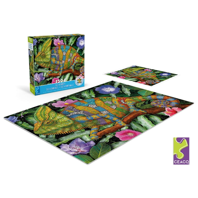 Ceaco Colorful Chameleon Sensory (Tim Jeffs) 750 Piece