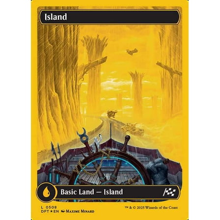 MtG Aetherdrift Common Island (First Place Foil) #508