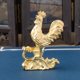 thumbnail image 4 of Estatuilla de gallo artesanal de cobre, escultura de estatua de pollo antigua, decoración pequeña en forma de pollo, 4 of 6