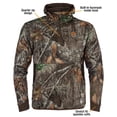 thumbnail image 3 of ScentLok Savanna Aero Raid Lightweight Odor Control Camo Hunting Hoodie for Men (Realtree Edge, Medium), 3 of 4