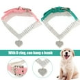 thumbnail image 5 of Pet Necklace Shiny Surface Rhinestone Dress-up Pet Dog Decorative Necklace Cat Jewelry Collar for Festival, 5 of 8