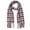 Purple Plaid, variant on Unisex Wool Plaid Scarf with Tassels Winter Warm 170x30 cm