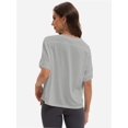 thumbnail image 2 of Women's Loose Fit Crewneck T-Shirt - Short Sleeve Casual Top, Summer Basic Tee, 2 of 4