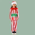 thumbnail image 2 of Conjuntos de ropa para niña pequeña, traje de Papá Noel, disfraz de Navidad, fiesta de cosplay, top, pantalones, sombrero, 3 piezas, conjuntos de ropa para niños, 2 of 7
