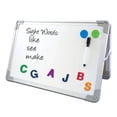 thumbnail image 2 of Lightweight Aluminum Frame with Rounded Plastic 12 x 18 Desktop Easel Set, 2 of 2