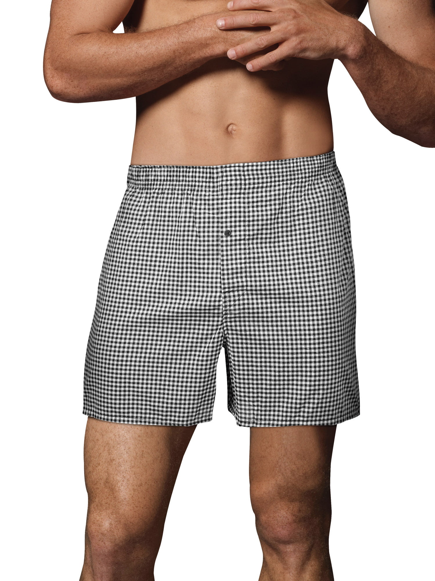Hanes Men's ComfortFlex Fit Woven Boxers, 3-Pack - Walmart.com