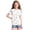 #A13-White, variant on Abcomgle Girls Tshirts 7-8 Years Old Crewneck Love Heart Print Tshirt Short Sleeve Tshirts Toddler Summer Dressy Cotton Toddler Tops Girls,Dark Purple,12-13Years