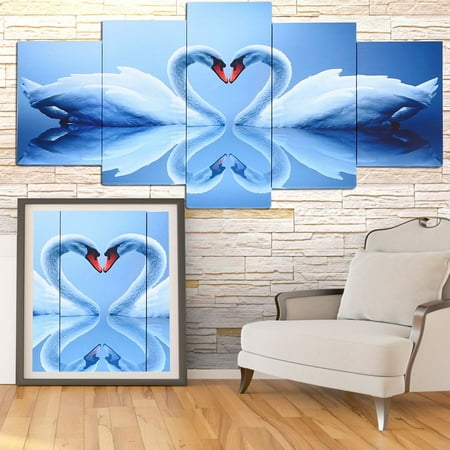 Modern 5 Panel Canvas Home Art Ing Picture Waterproof Wall Modern 5 Panel Canvas Home Art Ing Picture Waterproof Wall Decoration Print Framed World Map