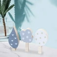 thumbnail image 5 of LeeQinersw Pack of Trees Building Blocks Ornaments Set Imagination Wooden INS Wooden Toys White Gray Blue, 5 of 9
