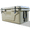 khaki, variant on 75 Gallon Resin Deck Box with Wheels for Patio Storage - All Weather UV Pool Deck Box for Outdoor Cushions, Garden Tools, and Pool Toys - Gray Plastic