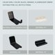 thumbnail image 3 of 3 uds./juego de soporte para bicicleta, negro Afortunado Sencillez, 3 of 5