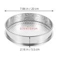 thumbnail image 2 of YOSADIER 1Pcs Round Hole Mesh Soil Filter with Impurity Removal Function 4mm Metal Garden Riddle Tool, 2 of 8