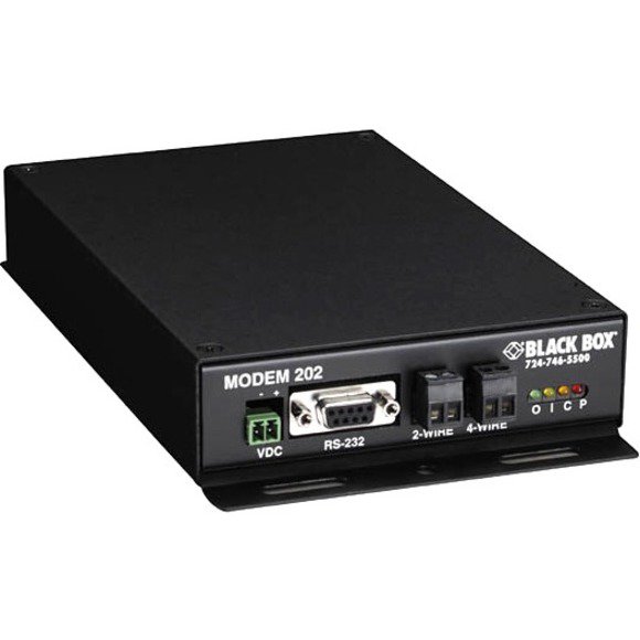 Black Box Analog Async Bell 202 Modem, LeasedLine, AC Power