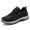 Black, variant on Walking Sports Shoes Women and men Round Head Solid Color Lightweight Breathable Shoes