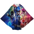 thumbnail image 3 of Power Rangers Kids Flannel Wearable Blanket, Warm Shawl Blanket Comfy Poncho Throw with Buttons for Boys Girls, 3 of 7