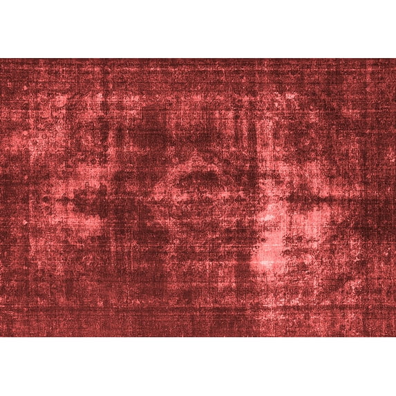 Ahgly Company Indoor Rectangle Oriental Red Industrial Area Rugs, 4' x 6'