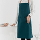 thumbnail image 4 of Delantales con pechera ajustables, delantales de cocina negros resistentes a las manchas de aceite y agua con bolsillos para hombres y mujeres, 4 of 5