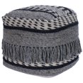 thumbnail image 1 of Beaumont Lane Metropolitan Living Square Pouffe in Gray, 1 of 8