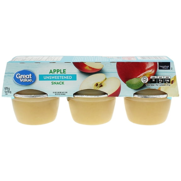 Great Value Unsweetened Apple Snack