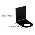 thumbnail image 2 of ELAYARD 4Ud Soporte De Pared Negro Para Gel De Ducha Y Con Instalación Fácil, 2 of 7
