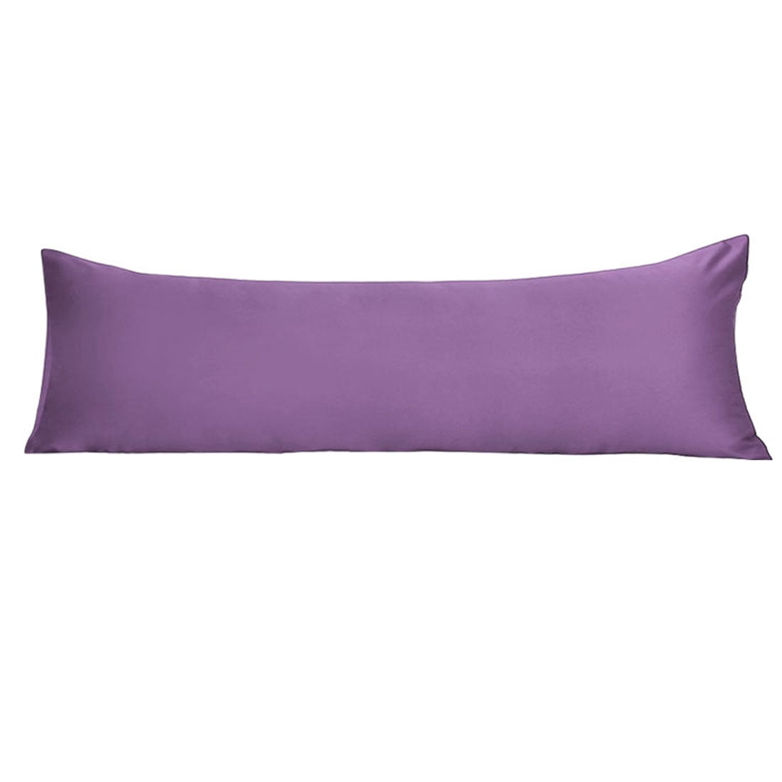 Unique Bargains 1 Piece Silky Satin Body Pillow Cover Cases Purple 20 ...