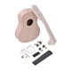 thumbnail image 5 of 21 Inches Unfinished DIY Ukulele Ukelele Uke Kit Basswood Body & Neck Plastic Fingerboard & Bridge Nylon String for Ukulele Lovers, 5 of 5