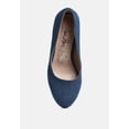 thumbnail image 4 of Kostur Denim Block Heel Pumps, 4 of 5