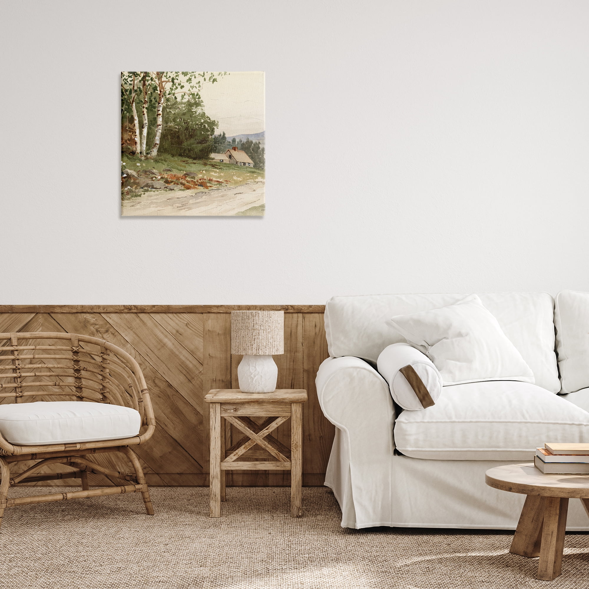 Stupell Industries Farm House Dirt Road Canvas Wall Art, design by Lula Bijoux & co.