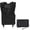 Black, variant on NCY Collapsible Shopping Grocery Bag With Wheels Rolling Tote Bag With Wheels Large Reusable Shopping Bags Foldable Cart