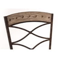 thumbnail image 2 of Bowery Hill 26" Faux Leather Swivel Counter Stool in Brown, 2 of 4
