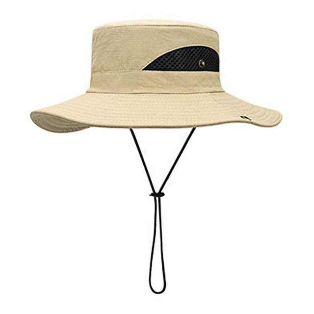 Chapeau Seau Large Bord Multi-Fonction Confortable Protection UV Bonnet Respirant pour la Pêche