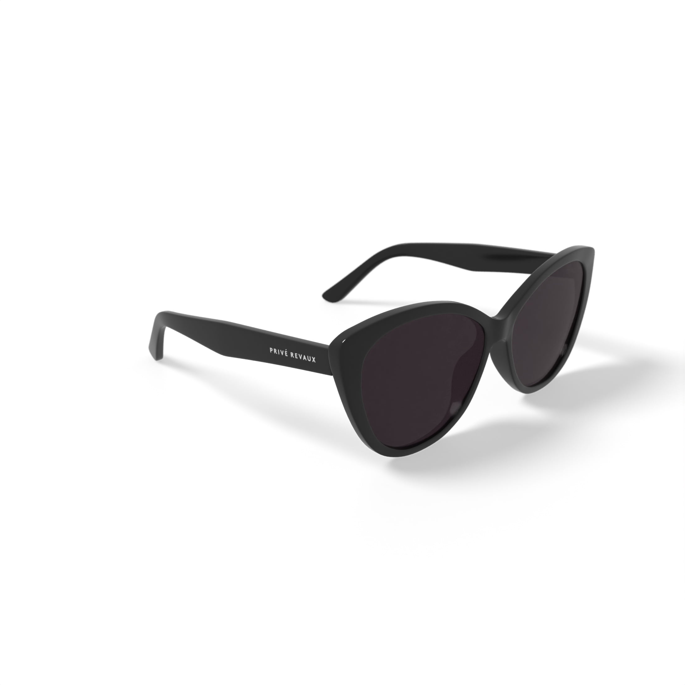 Prive Revaux Women's Rx'able Fashion Polarized Sunglasses, Harmony, Cat Eye, Black, 56-15-140