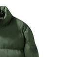 thumbnail image 4 of Christmas Clearance! AIEOTT Mens Puffer Jacket Stand-up Collar Winter Casual Padded Cotton Jacket, 4 of 4