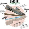 thumbnail image 5 of Dogo Penny Loafers for Women - Handmade and Vegan Leather Platform Loafers for Women Panda Hug Design, Size 6, 5 of 5