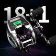 thumbnail image 4 of Electronic Fishing Reel Counter Digital Display Baitcasting Reel 8:1 Speed Profile Counter Trolling Fishing Reel Right-handed, 4 of 11