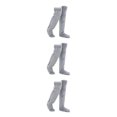 thumbnail image 4 of maskred Winter Warmth In Knee Socks Must-have For Freezing Temperatures Warm Socks Polyester Cozy Slipper Socks Winter Socks silver grey 3Set, 4 of 6