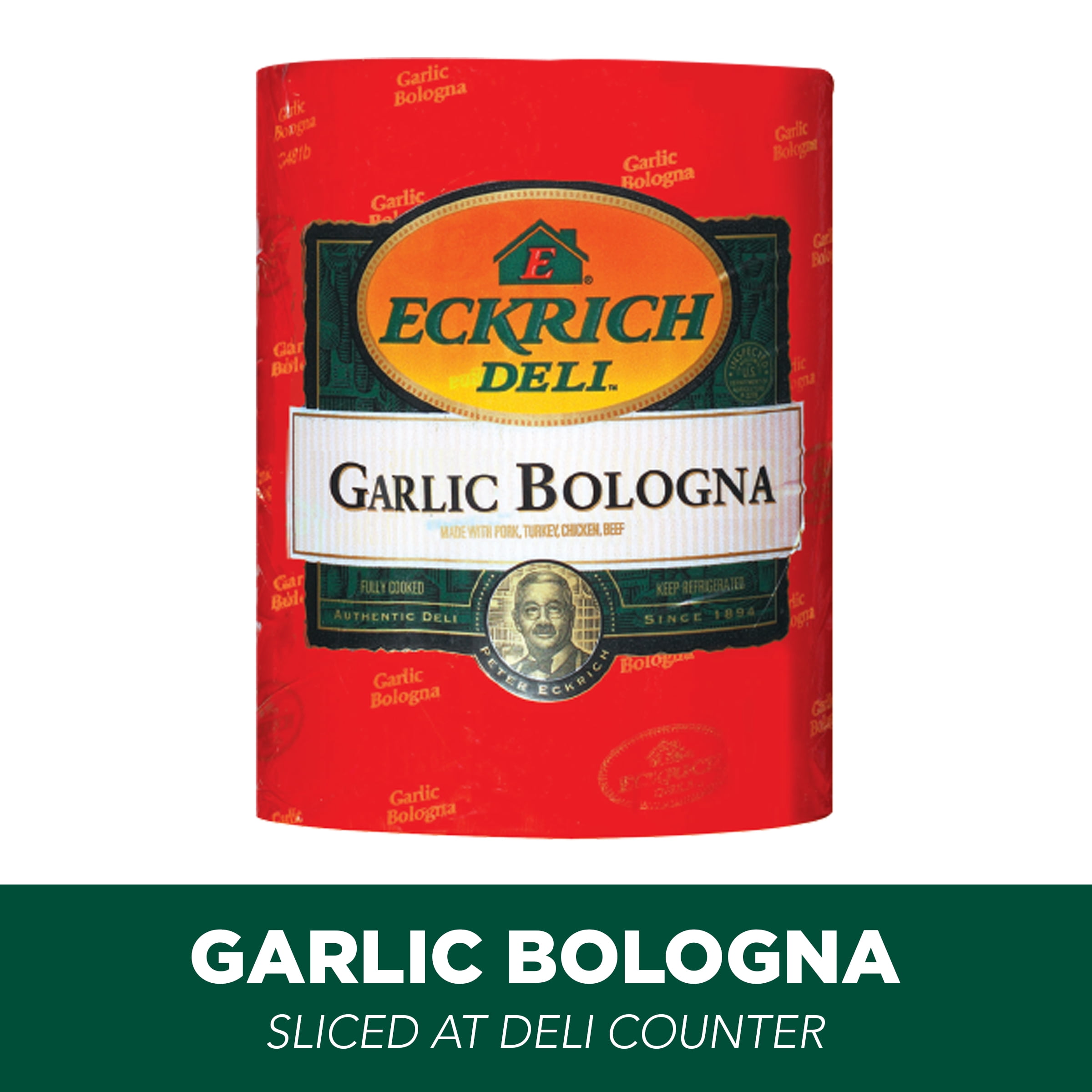 Eckrich Deli Sliced Garlic Bologna