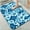 Blue Floral, variant on 1pc Animated Ice Cream Bathroom Rug Bathroom Decor and Accessories- Durable,Anti Slip,And Quick Drying,Suitable For Bathrooms,Bedrooms,Kitchens,And Laundry Rooms - Washable Bathroom Mat