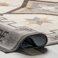 thumbnail image 4 of nuLOOM Remy Bold Geometric Machine Washable Area Rug, 5' x 8', Ivory, 4 of 9