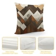 thumbnail image 4 of Orinice Geometric Abstract Art Decorative Throw Pillow Cover for Home Couch Living Room Bed Sofa, Car, and Bedroom - Durable Cotton Linen Fabric - 1PC 22x22in, 4 of 5