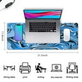 thumbnail image 4 of Effortless Gaming & Office Work with Fluid Pattern Large Mouse Pad - 31.5x11.8 inch Full Desk Coverage, 4 of 7