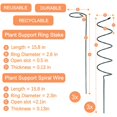 thumbnail image 4 of 6 Pcs Supports de Plantes pour Plantes en Pot Intérieur Extérieur, 4 of 8